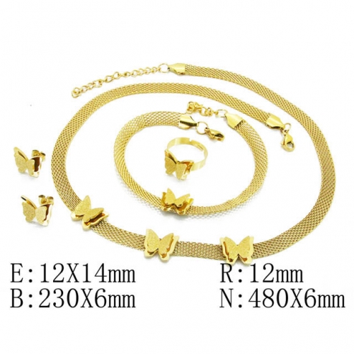 BC Wholesale Stainless Steel 316L Jewelry Set NO.#BC50S0046JQQ