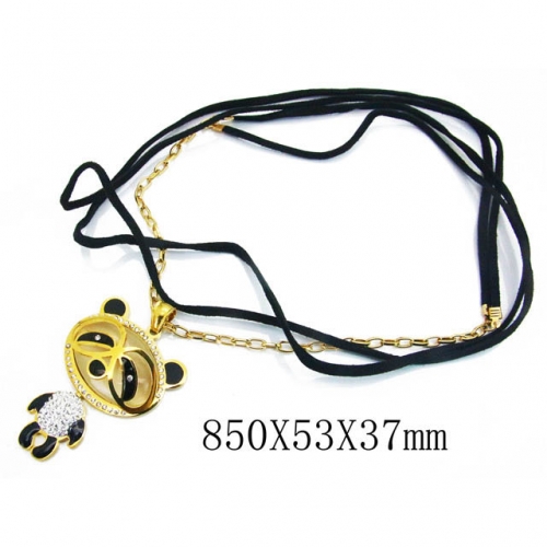 BC Wholesale Jewelry Stainless Steel 316L Necklace NO.#BC64N0129IIR