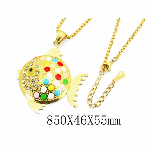 BC Wholesale Jewelry Stainless Steel 316L Necklace NO.#BC64N0106HMX
