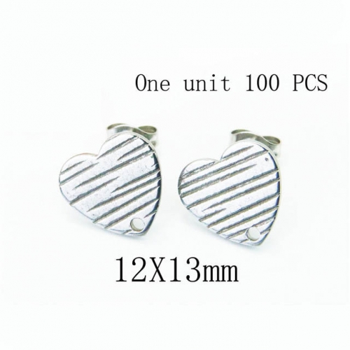 BC Wholesale Stainless Steel 316L Earrings Fitting NO.#BC70A1750JQQ