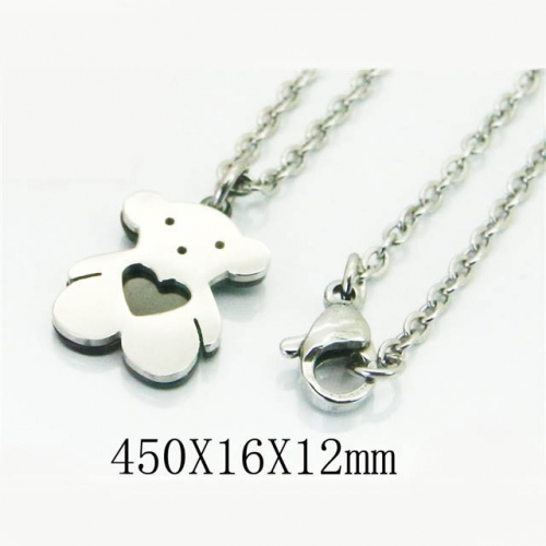 BC Wholesale Jewelry Stainless Steel 316L Necklace NO.#BC64N0098NR