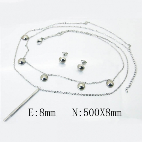 BC Wholesale Stainless Steel 316L Jewelry Sets NO.#BC59S1726OS