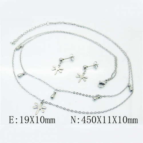 BC Wholesale Stainless Steel 316L Jewelry Sets NO.#BC59S1706NA