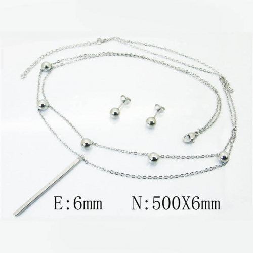 BC Wholesale Stainless Steel 316L Jewelry Sets NO.#BC59S1725OD
