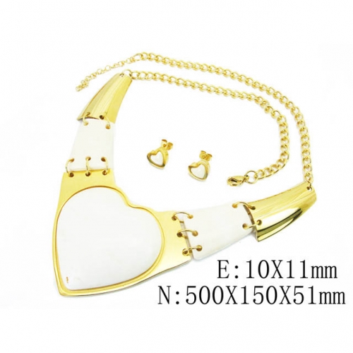 BC Wholesale Stainless Steel 316L Jewelry Sets NO.#BC64S1264IJE