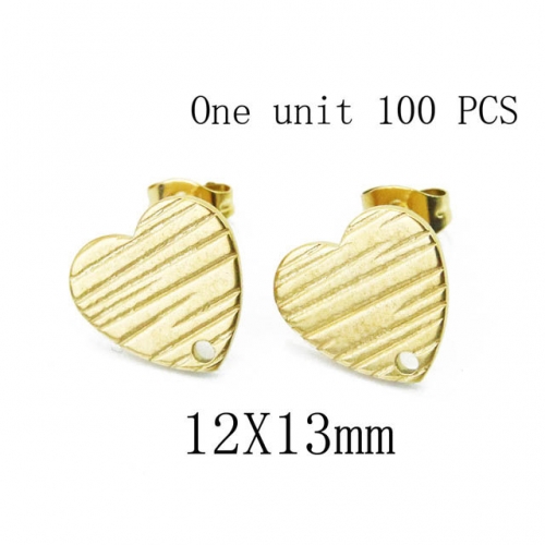 BC Wholesale Stainless Steel 316L Earrings Fitting NO.#BC70A1749MTT