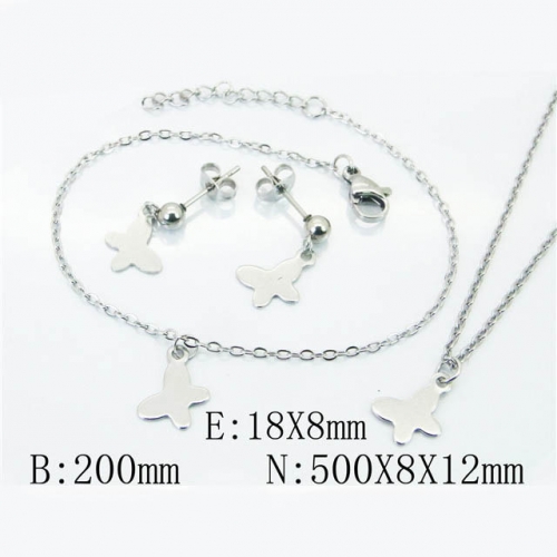 BC Wholesale Stainless Steel 316L Jewelry Sets NO.#BC59S1735LQ