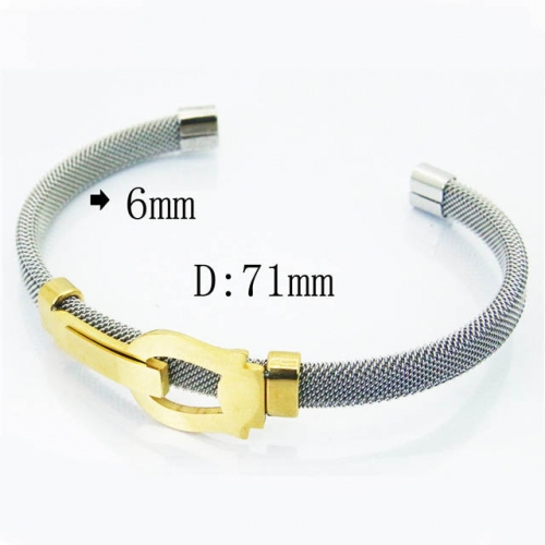 BC Wholesale Stainless Steel 316L Bangle NO.#BC64B1469HKY