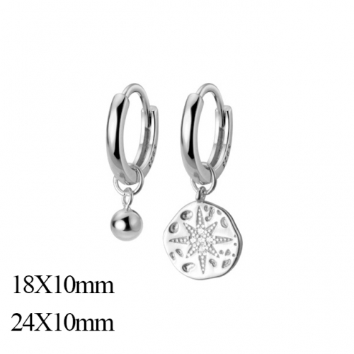 BC Jewelry Wholesale 925 Silver Jewelry Earrings NO.#925J5SSG6143