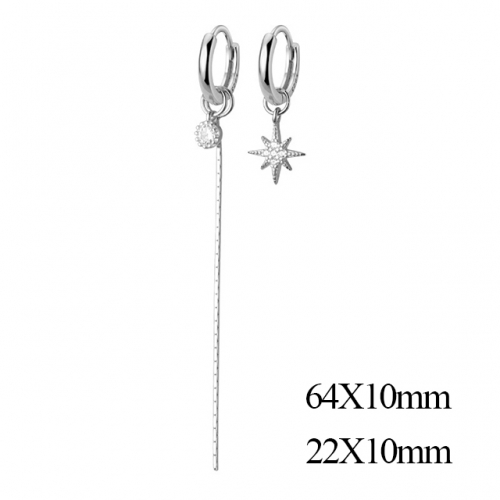 BC Jewelry Wholesale 925 Silver Jewelry Earrings NO.#925J5SLG6143
