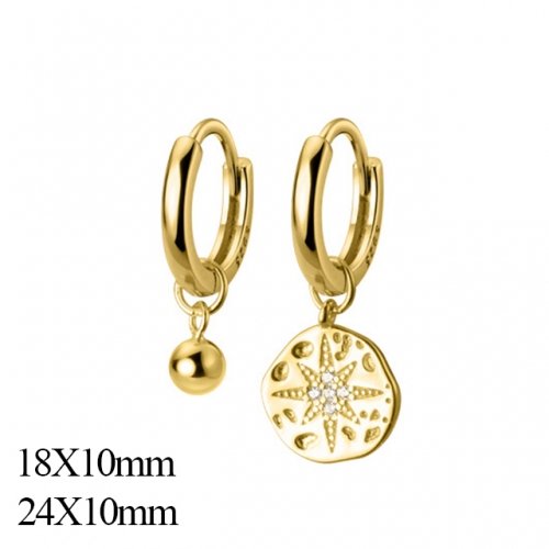 BC Jewelry Wholesale 925 Silver Jewelry Earrings NO.#925J5GSG6143