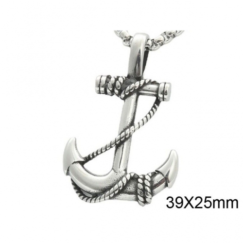 BC Wholesale Stainless Steel 316L Anchor Pendants Without Chain NO.#SJ49P867