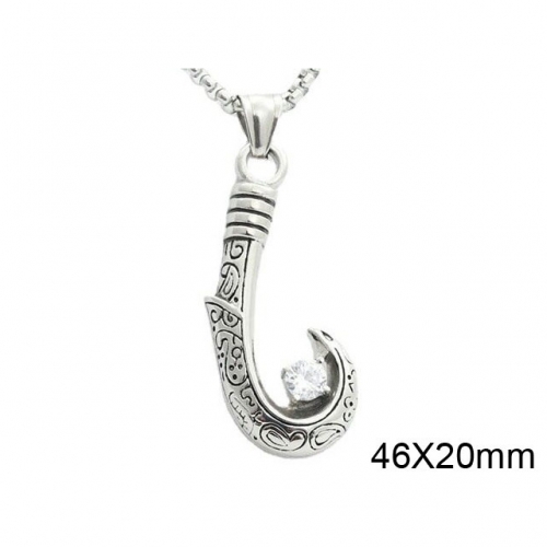 BC Wholesale Stainless Steel 316L Jewelry Pendant Without Chain NO.#SJ49P687