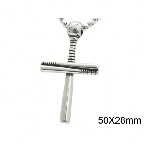 BC Wholesale Stainless Steel 316L Cross Pendant Without Chain NO.#SJ49P723