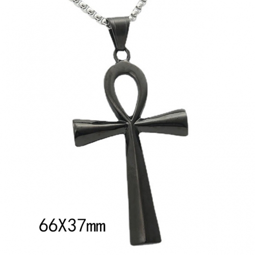 BC Wholesale Stainless Steel 316L Cross Pendant Without Chain NO.#SJ49P637