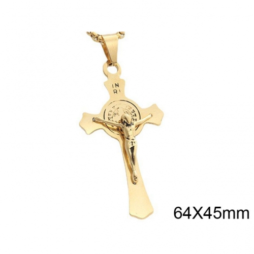 BC Wholesale Stainless Steel Jewelry Jesus Pendants Without Chain NO.#SJ49P821
