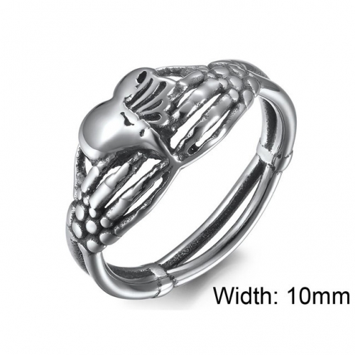 BC Jewelry Wholesale Stainless Steel 316L Fashion Skull Rings NO.#SJ5R226