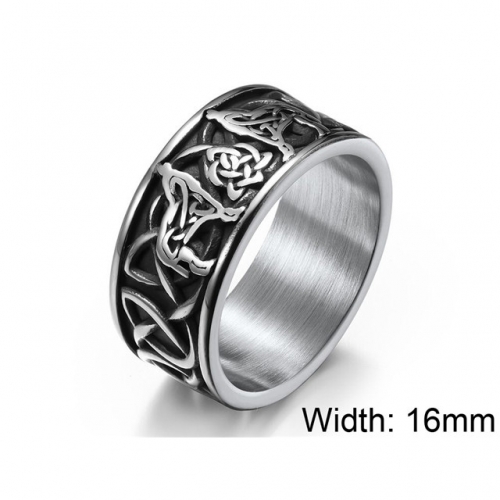 BC Wholesale Stainless Steel 316L Jewelry Rings NO.#SJ5R066