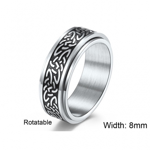 Wholesale Stainless Steel 316L Multifunction Rotatable Rings NO.#SJ5R015