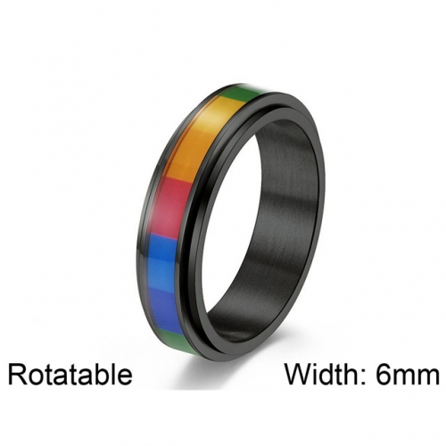 Wholesale Stainless Steel 316L Multifunction Rotatable Rings NO.#SJ5R231