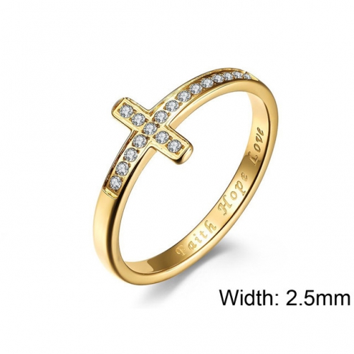 BC Jewelry Stainless Steel 316L Religion Rings NO.#SJ5R050