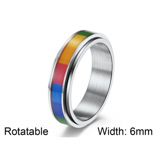 Wholesale Stainless Steel 316L Multifunction Rotatable Rings NO.#SJ5R232