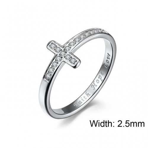BC Jewelry Stainless Steel 316L Religion Rings NO.#SJ5R049