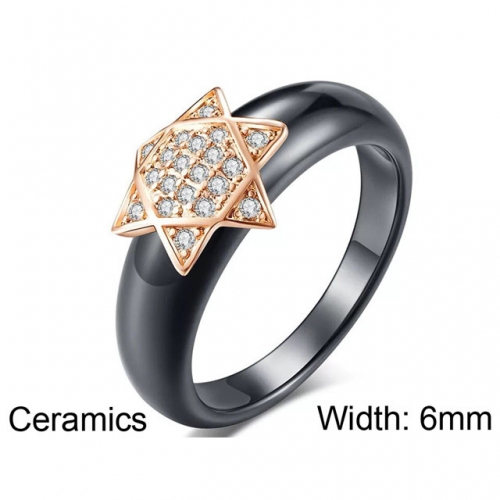 BC Wholesale Stainless Steel 316L Jewelry CZ Rings NO.#SJ5R366