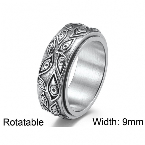 Wholesale Stainless Steel 316L Multifunction Rotatable Rings NO.#SJ5R207
