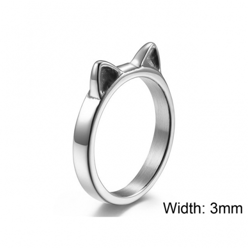 BC Jewelry Wholesale Stainless Steel 316L Animal Shape Rings NO.#SJ5R055