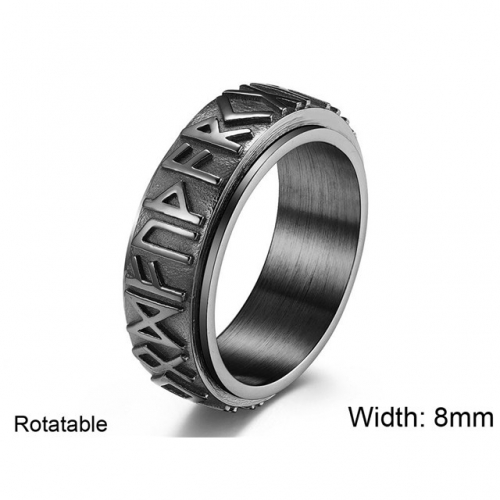 Wholesale Stainless Steel 316L Multifunction Rotatable Rings NO.#SJ5R010