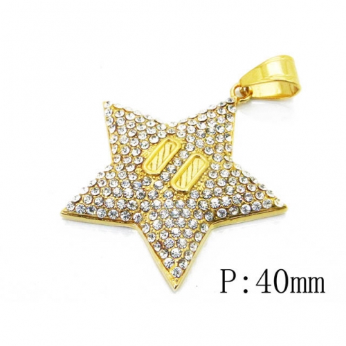 BC Wholesale Stainless Steel 316L Jewelry Pendant NO.#BC13P1238HKQ