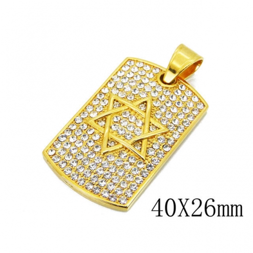 BC Wholesale Stainless Steel 316L Jewelry Pendant NO.#BC13P1163HKX