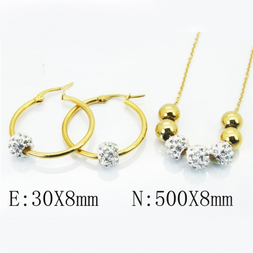 BC Wholesale Stainless Steel 316L Jewelry Sets NO.#BC58S0791HXX
