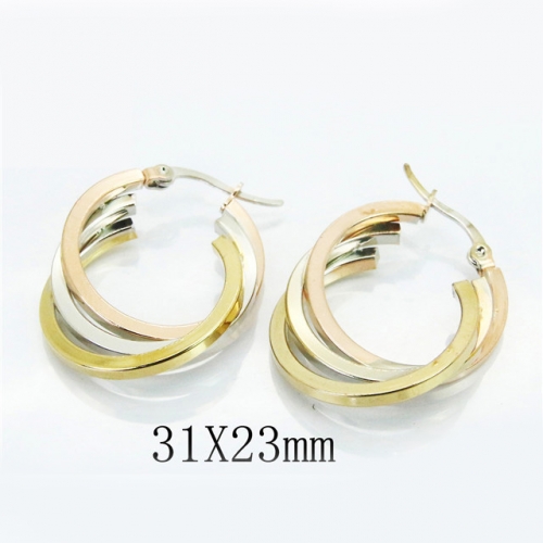 BC Jewelry Wholesale Stainless Steel 316L Earrings NO.#BC58E1526NW