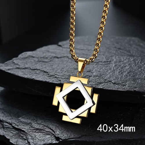 BC Wholesale Stainless Steel 316L Jewelry Pendant Without Chain NO.#SJ12P329