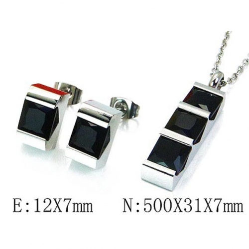 Wholesale Stainless Steel 316L Jewelry Crystal Stone Sets NO.#BC59S2787HGG