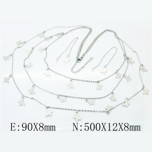 BC Wholesale Stainless Steel 316L Jewelry Sets NO.#BC59S1777HPQ
