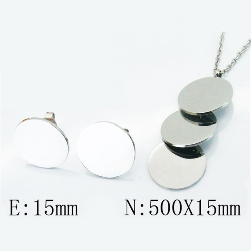 BC Wholesale Stainless Steel 316L Jewelry Sets NO.#BC25S0743HIQ