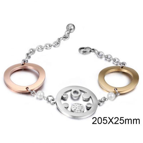 BC Wholesale Stainless Steel 316L Jewelry Bracelets NO.#SJ3B171