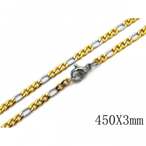 BC Wholesale Stainless Steel 316L Figaro Chains NO.#BC40N0167K5