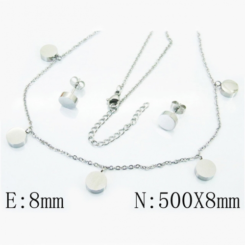 BC Wholesale Stainless Steel 316L Jewelry Sets NO.#BC25S0757HHL