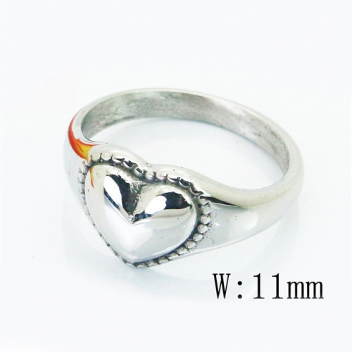 BC Wholesale Stainless Steel 316L Jewelry Rings NO.#BC22R0936HHW