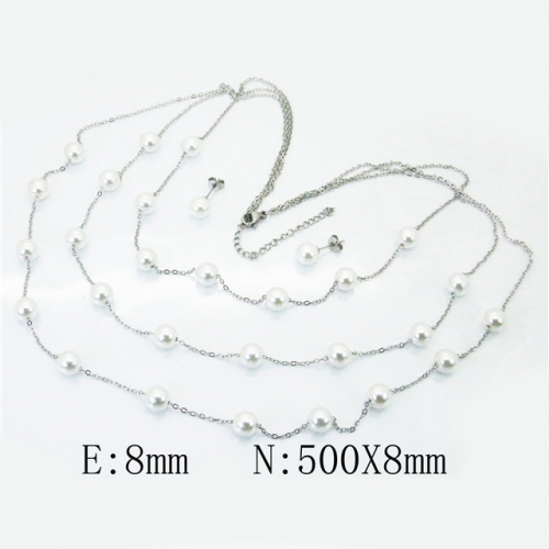 BC Wholesale Stainless Steel 316L Jewelry Sets NO.#BC59S1744HPA