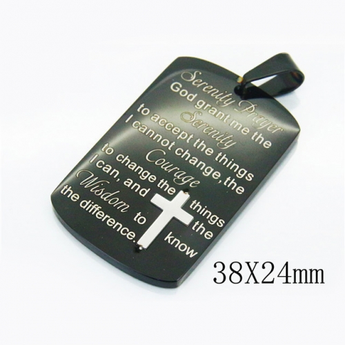 BC Wholesale Stainless Steel 316L Jewelry Pendant NO.#BC59P0646NL