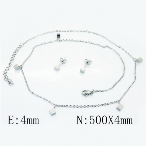 BC Wholesale Stainless Steel 316L Jewelry Sets NO.#BC25S0765HHL