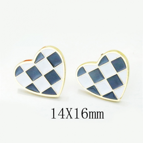 BC Jewelry Wholesale Stainless Steel 316L Stud Earrings NO.#BC80E0531OQ