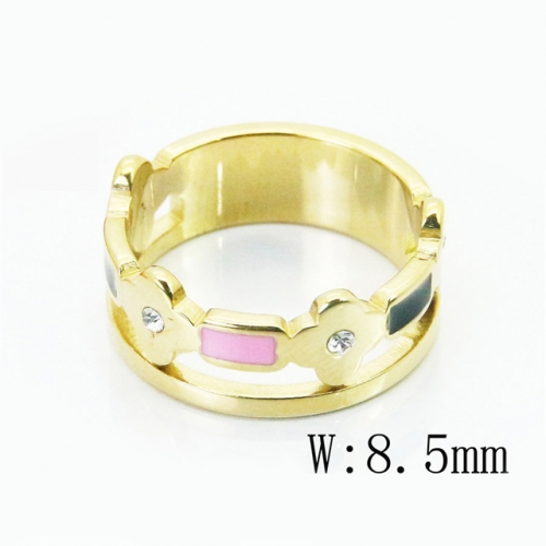 BC Wholesale Stainless Steel 316L Jewelry Rings NO.#BC80R0012NL