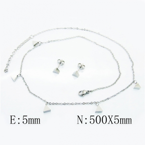 BC Wholesale Stainless Steel 316L Jewelry Sets NO.#BC25S0763HHL