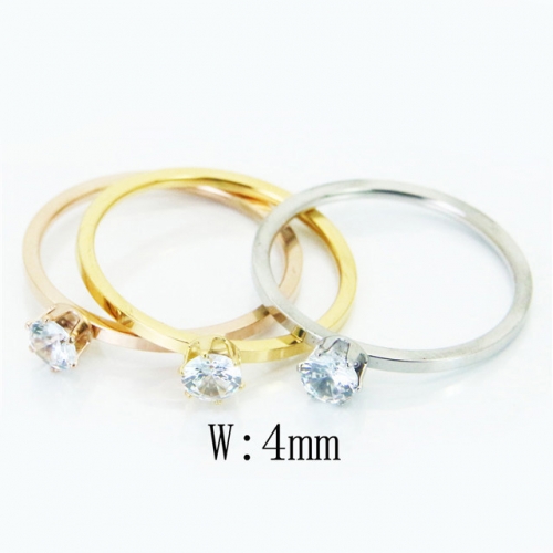 BC Wholesale Stainless Steel 316L Jewelry Rings NO.#BC19R0882HXX